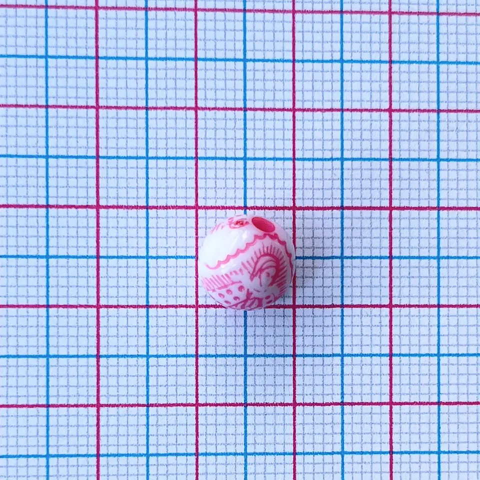 SEPARADOR ✦ BOLA VIRGEN DE GUADALUPE 10MM 2