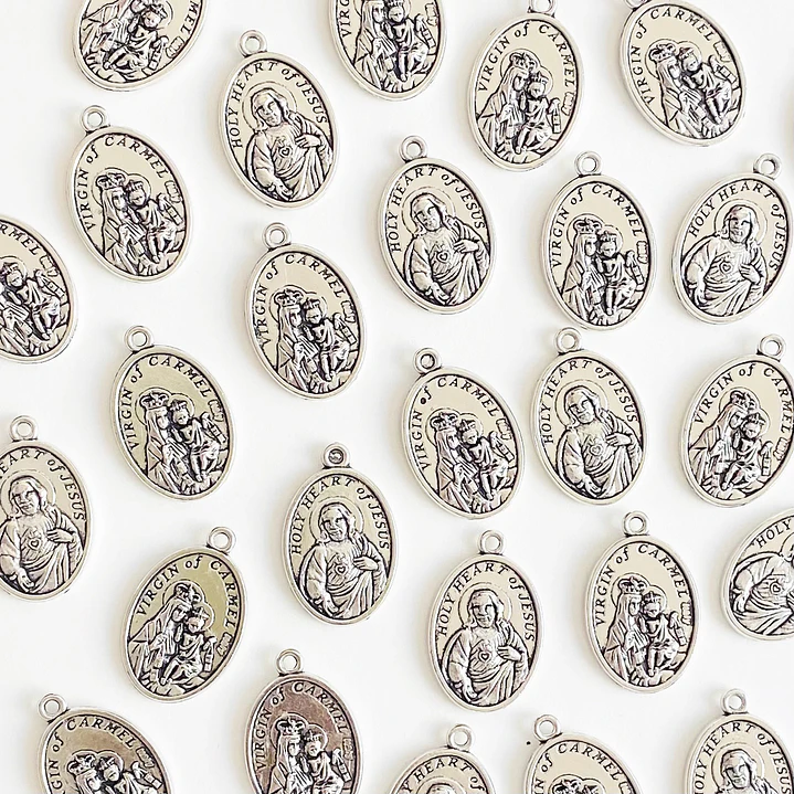 MEDALLA ✦ VIRGEN DEL CARMEN/SAGRADO CORAZÓN DE JESÚS  1