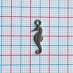 DIJE ✦ CABALLO DE MAR EN ACERO