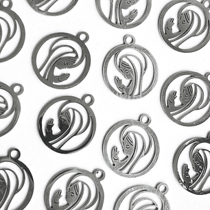 DIJE ✦ VIRGEN DE LA PAZ ACERO