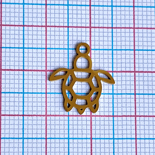 DIJE ✦ TORTUGA ACERO