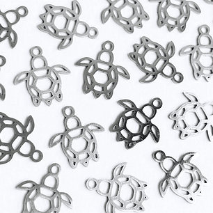 DIJE ✦ TORTUGA ACERO