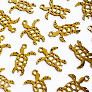 DIJE ✦ TORTUGA DE MAR ACERO