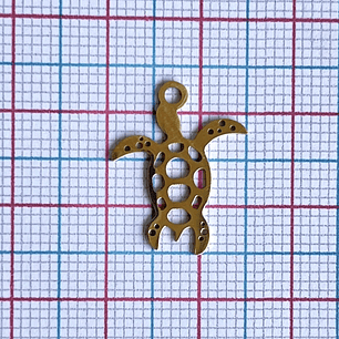 DIJE ✦ TORTUGA DE MAR ACERO