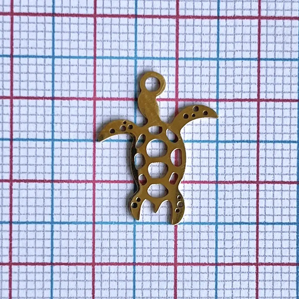 DIJE ✦ TORTUGA DE MAR ACERO 2