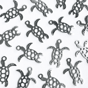 DIJE ✦ TORTUGA DE MAR ACERO