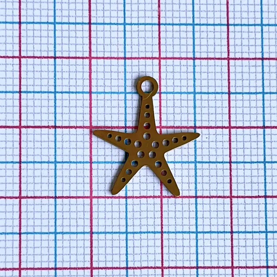 DIJE ✦ ESTRELLA DE MAR EN ACERO 2