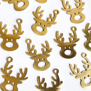 DIJE ✦ RENO DE NAVIDAD EN ACERO