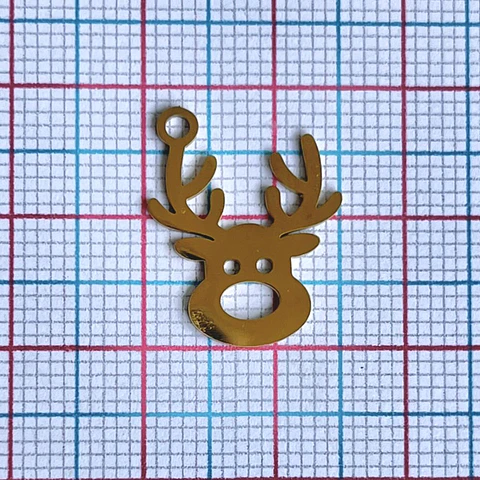 DIJE ✦ RENO DE NAVIDAD EN ACERO