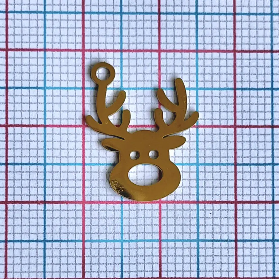 DIJE ✦ RENO DE NAVIDAD EN ACERO 2