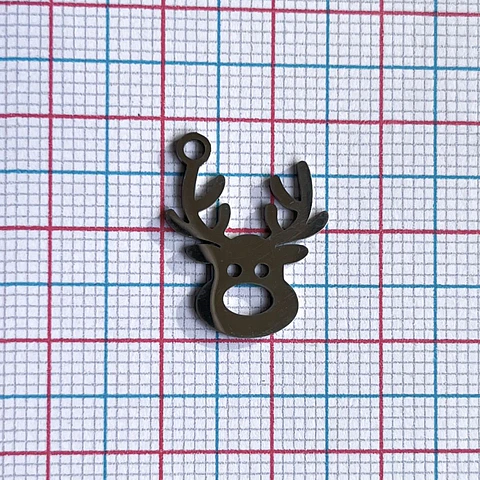 DIJE ✦ RENO DE NAVIDAD EN ACERO