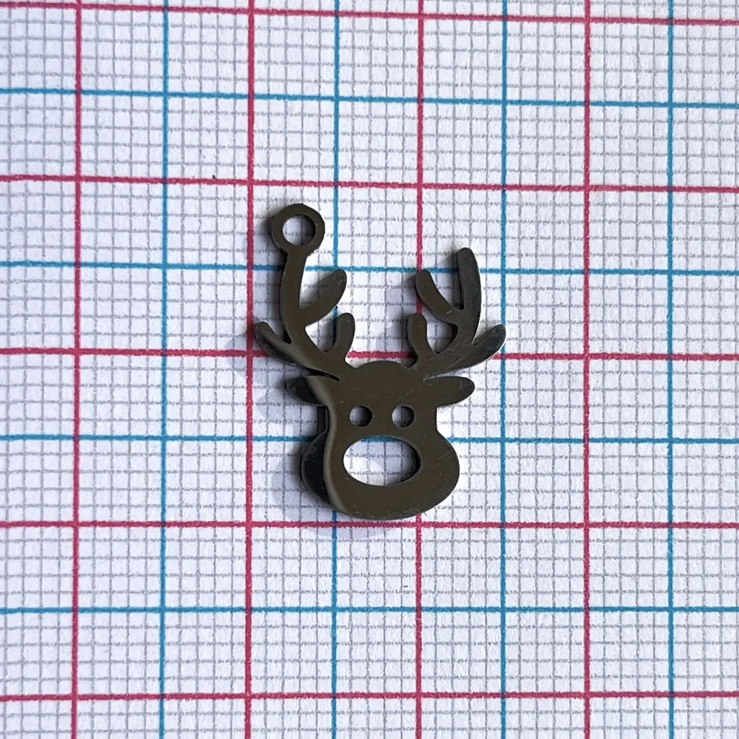 DIJE ✦ RENO DE NAVIDAD EN ACERO 2