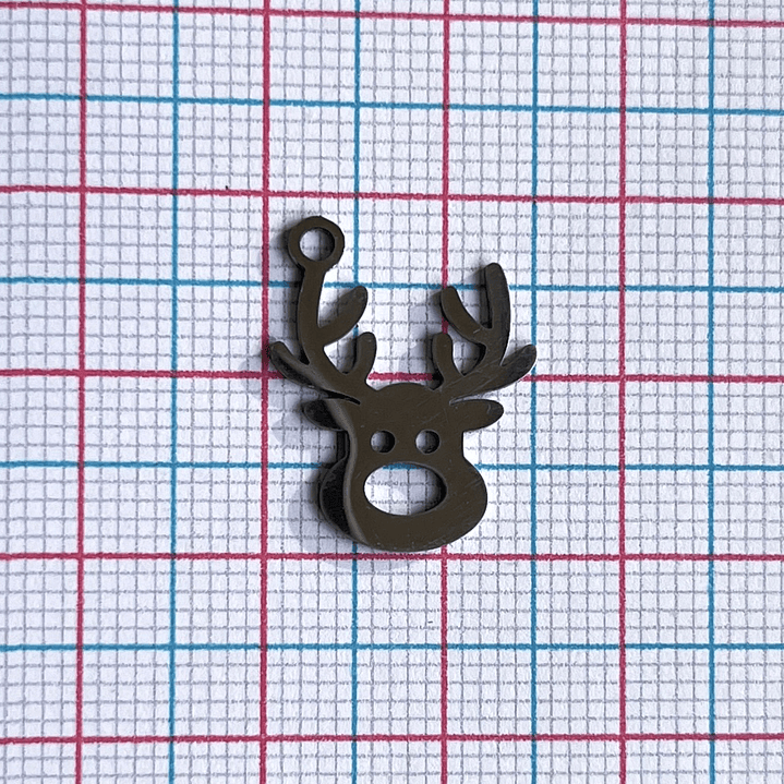 DIJE ✦ RENO DE NAVIDAD EN ACERO 2