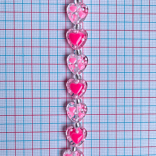 SEPARADOR ✦ CORAZÓN VIDRIO