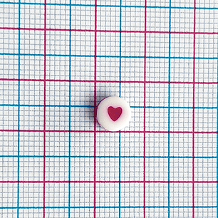 SEPARADOR ✦ PASTILLA CORAZÓN PLASTICO