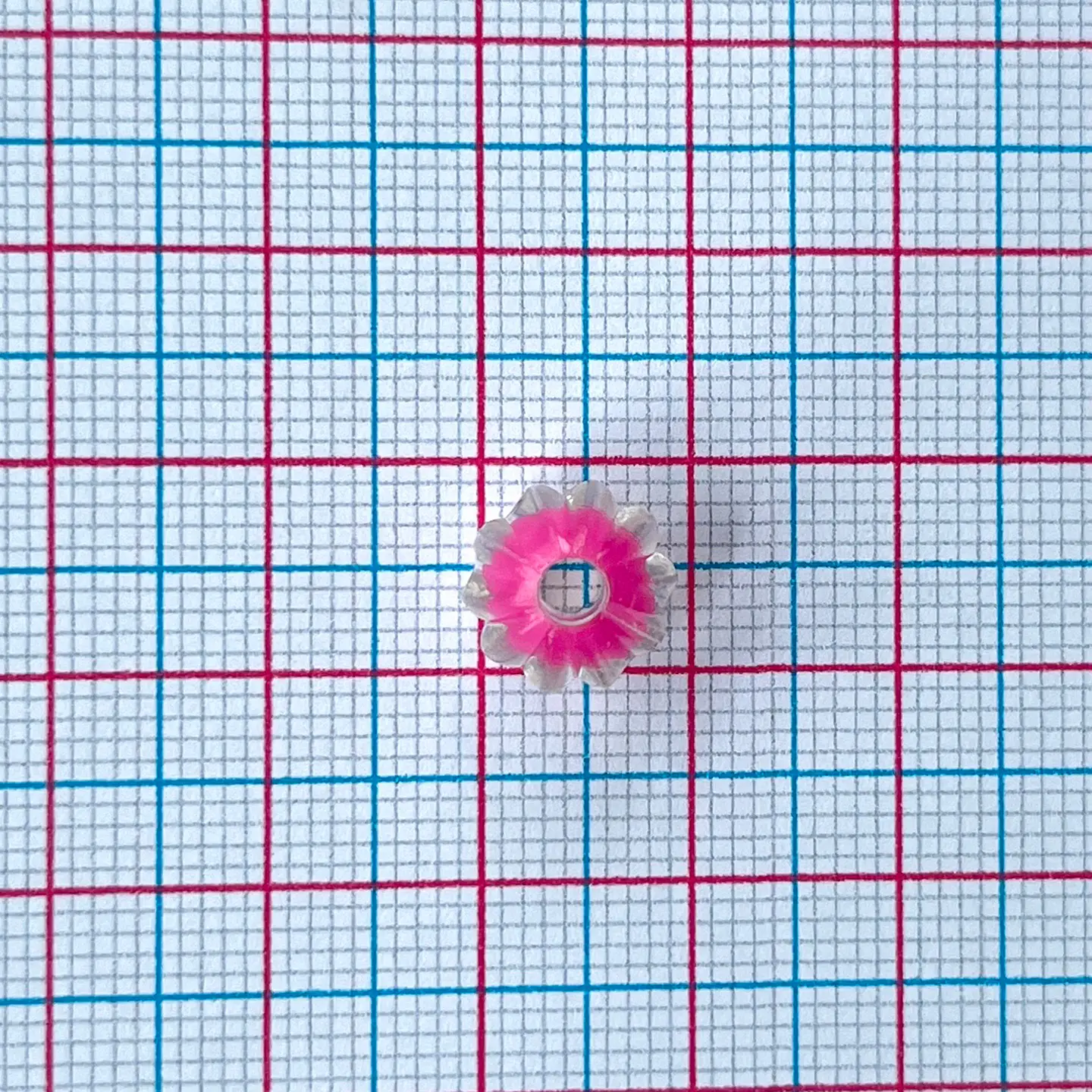 SEPARADOR ✦ BOLA ACANALADA ACRÍLICA 12MM 2