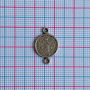 MEDALLA ✦ SAN BENITO EN ZAMAK