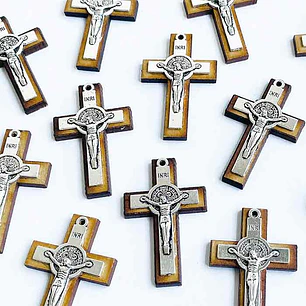 DIJE ✦ CRUZ MADERA