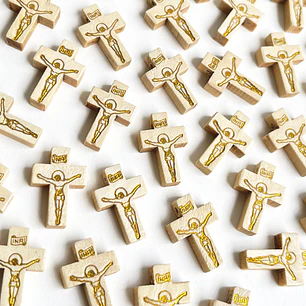 SEPARADOR ✦ CRUZ DE MADERA