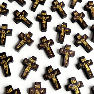 SEPARADOR ✦ CRUZ DE MADERA