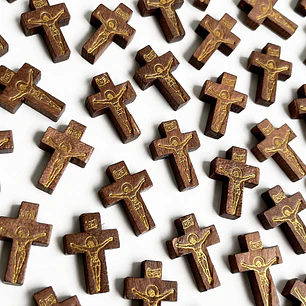 SEPARADOR ✦ CRUZ DE MADERA