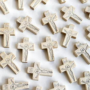 SEPARADOR ✦ CRUZ DE MADERA