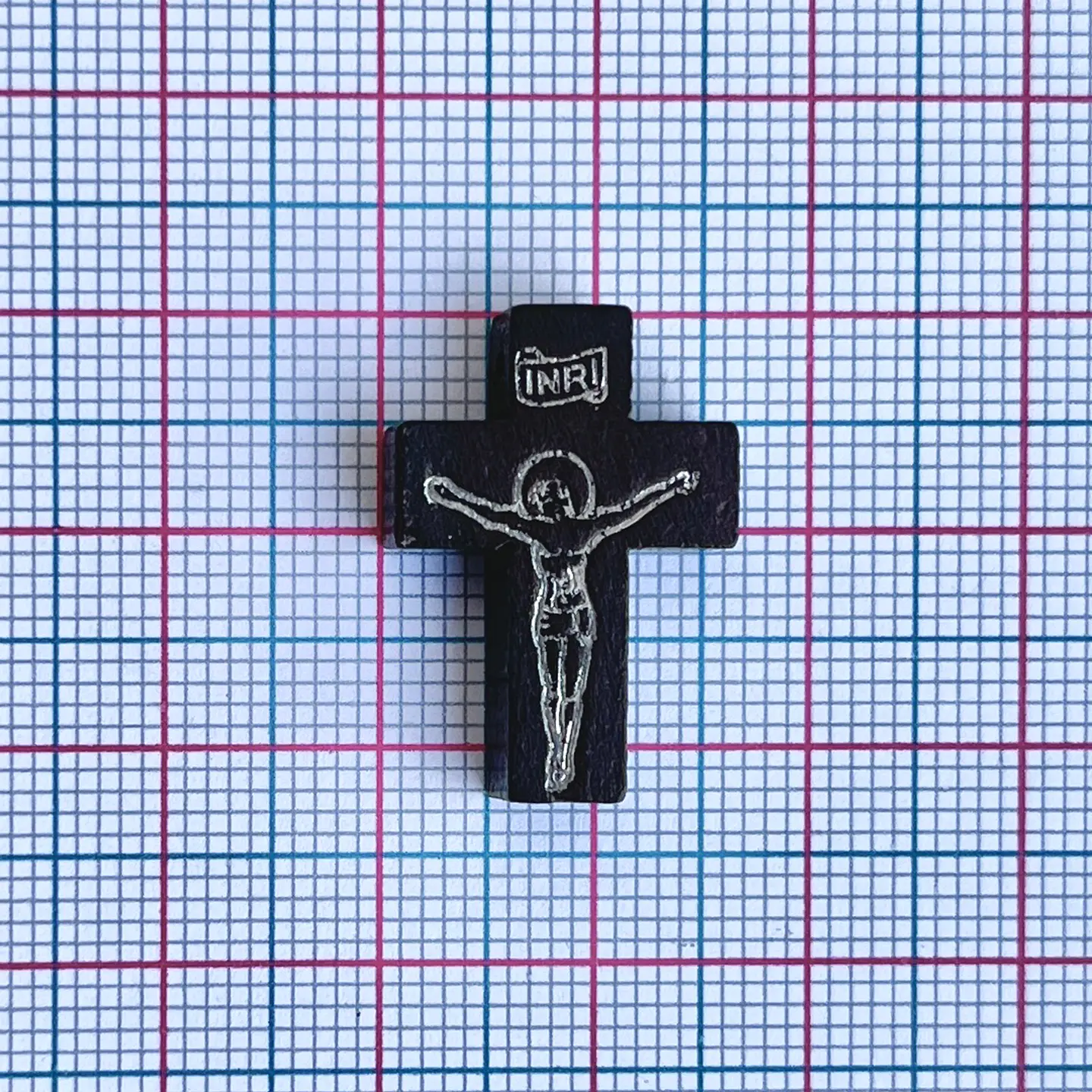 Cruz Café Oscuro • Madera • 16x22 mm 2
