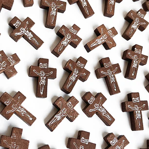 SEPARADOR ✦ CRUZ DE MADERA