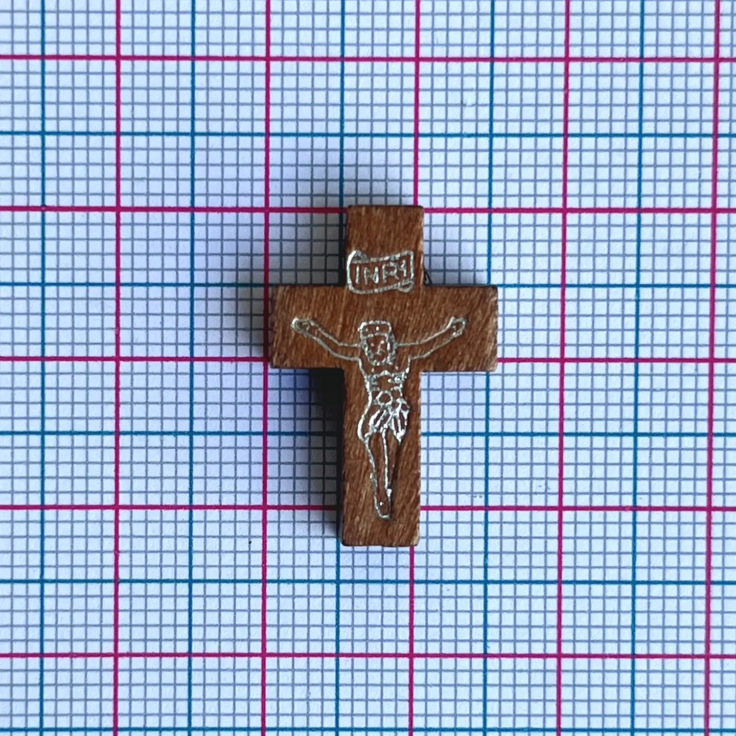 Cruz Café Claro • Madera • 16x22 mm 2