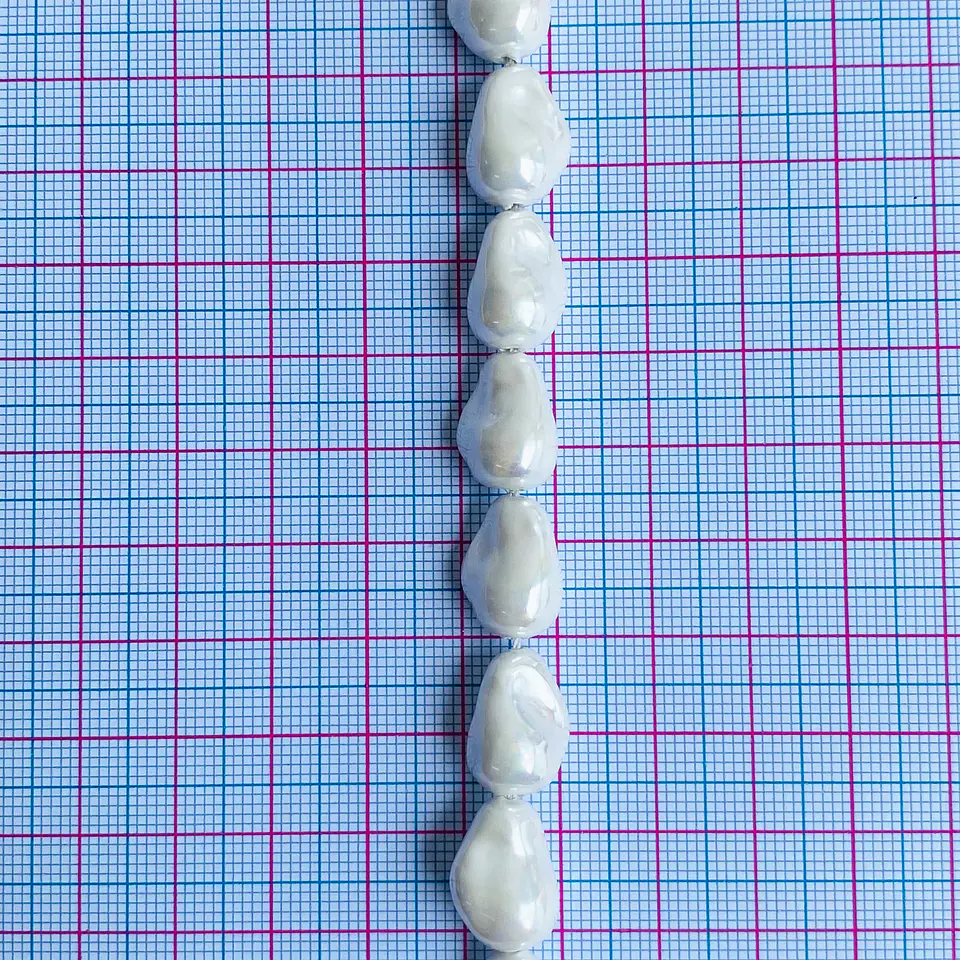 PERLA ✦ SHELL AMORFA 10*14 MM 2