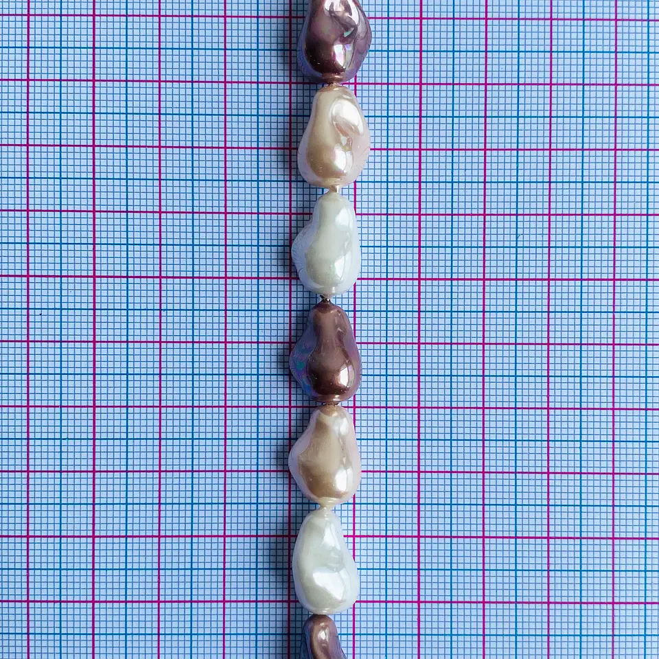 PERLA ✦ SHELL AMORFA 10*14 MM 2