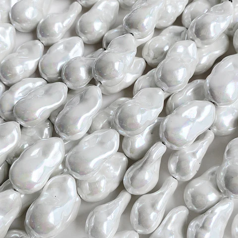 PERLA ✦ SHELL AMORFA 12*18 MM