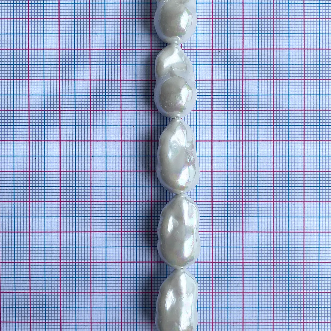 PERLA ✦ SHELL AMORFA 12*18 MM 2