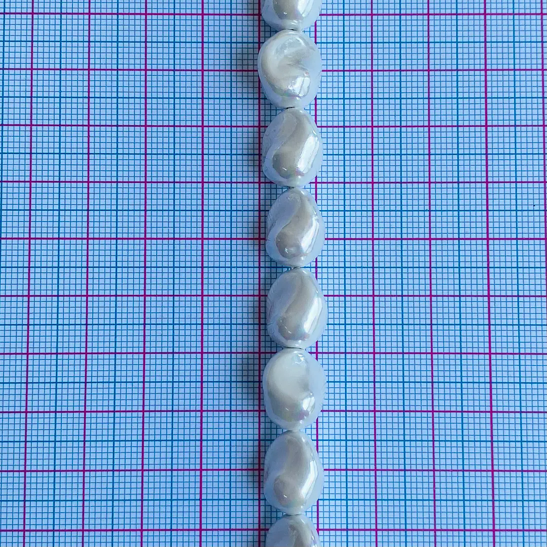 PERLA ✦ SHELL AMORFA 11*13 MM 2