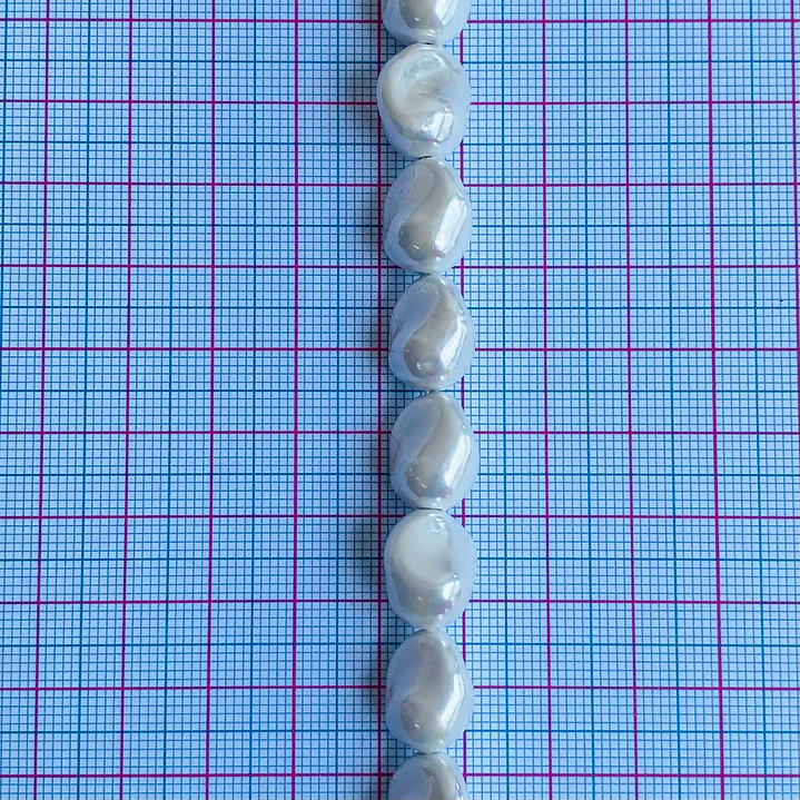 PERLA ✦ SHELL AMORFA 11*13 MM 2