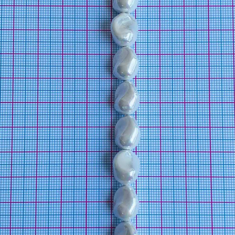 PERLA ✦ SHELL AMORFA 11*13 MM 2