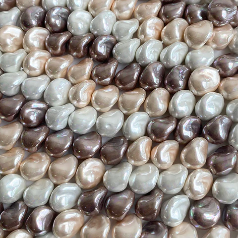 PERLA ✦ SHELL AMORFA 11*13 MM