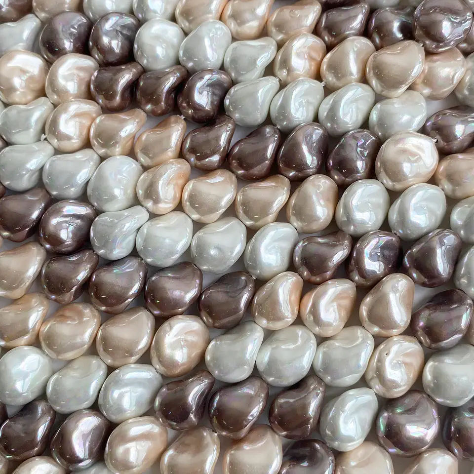 PERLA ✦ SHELL AMORFA 11*13 MM 1