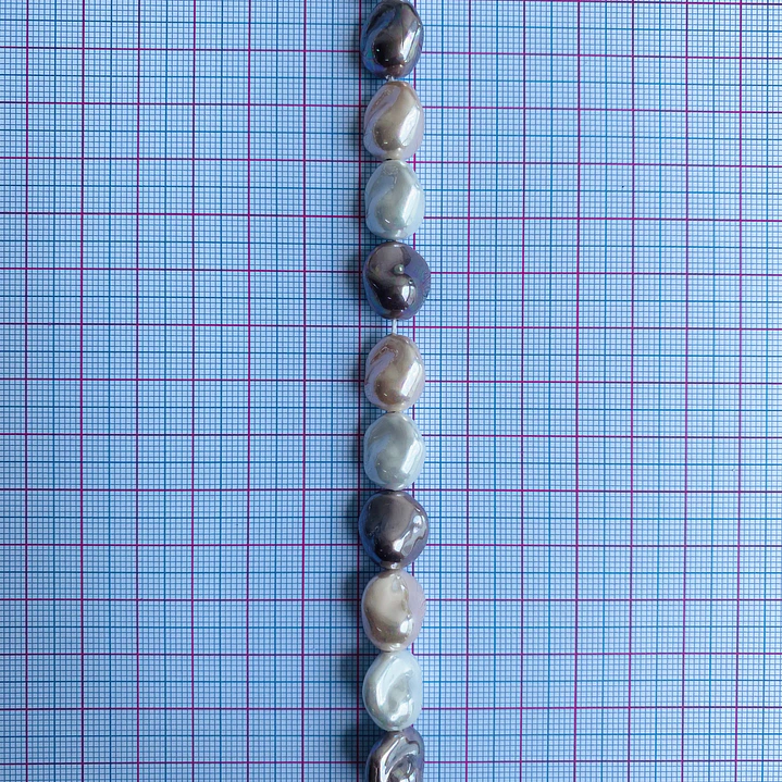 PERLA ✦ SHELL AMORFA 11*13 MM 2