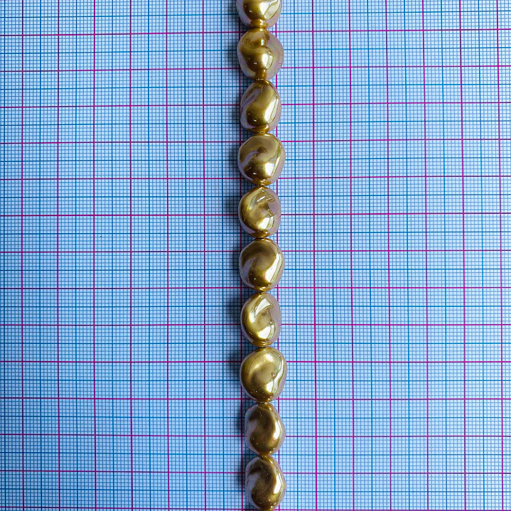 PERLA ✦ SHELL AMORFA 11*13 MM 2