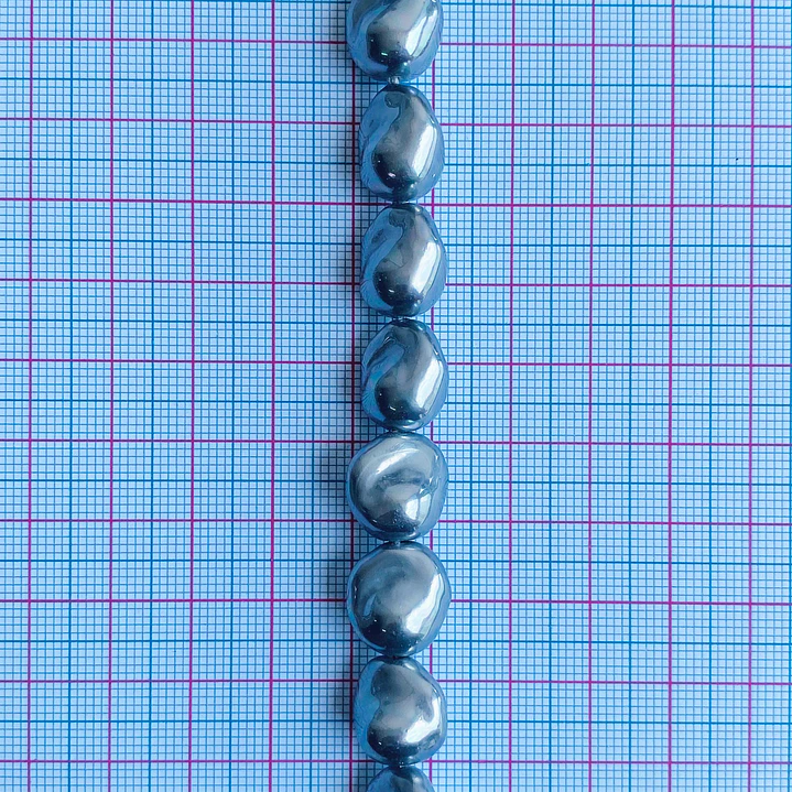PERLA ✦ SHELL AMORFA 11*13 MM 2