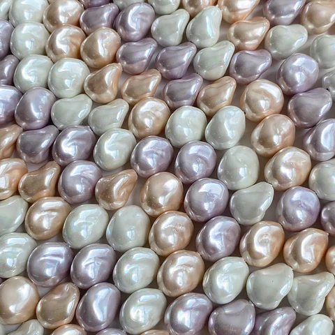 PERLA ✦ SHELL AMORFA 11*13 MM