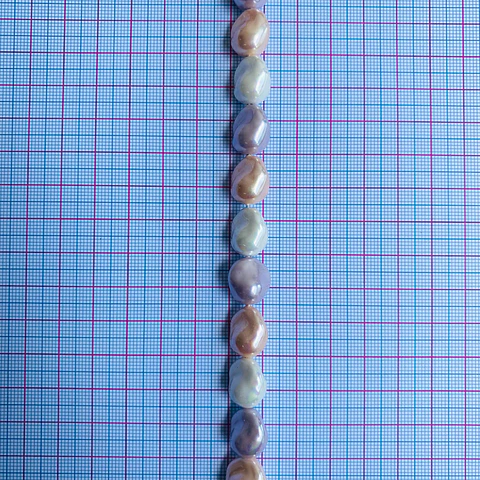PERLA ✦ SHELL AMORFA 11*13 MM