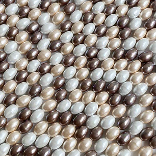 PERLA ✦ SHELL OVALO 7*9 MM