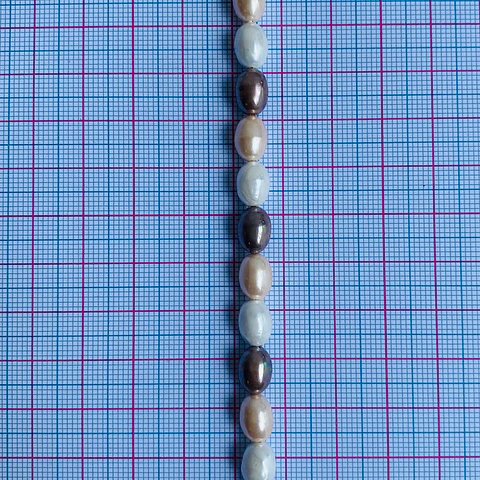PERLA ✦ SHELL OVALO 7*9 MM
