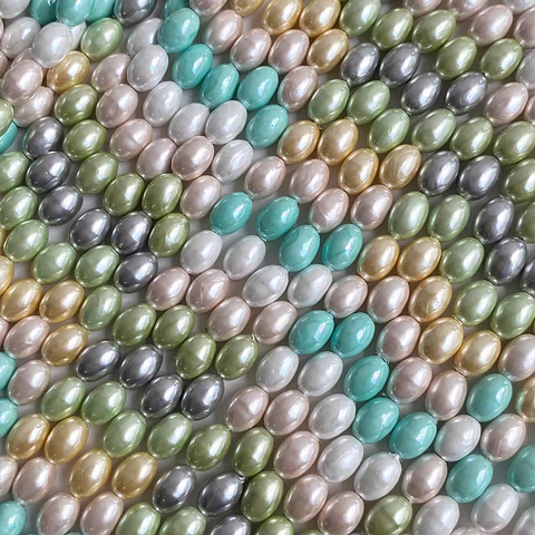 PERLA ✦ SHELL OVALO 7*9 MM