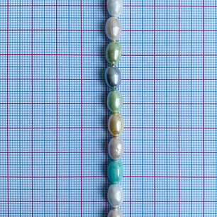 PERLA ✦ SHELL OVALO 7*9 MM