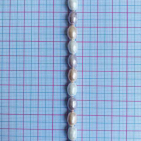 PERLA ✦ SHELL OVALO 7*9 MM