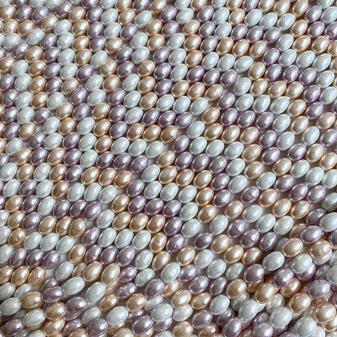 PERLA ✦ SHELL OVALO 7*9 MM