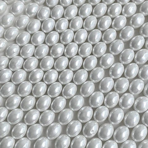 PERLA ✦ SHELL OVALO 9*11 MM